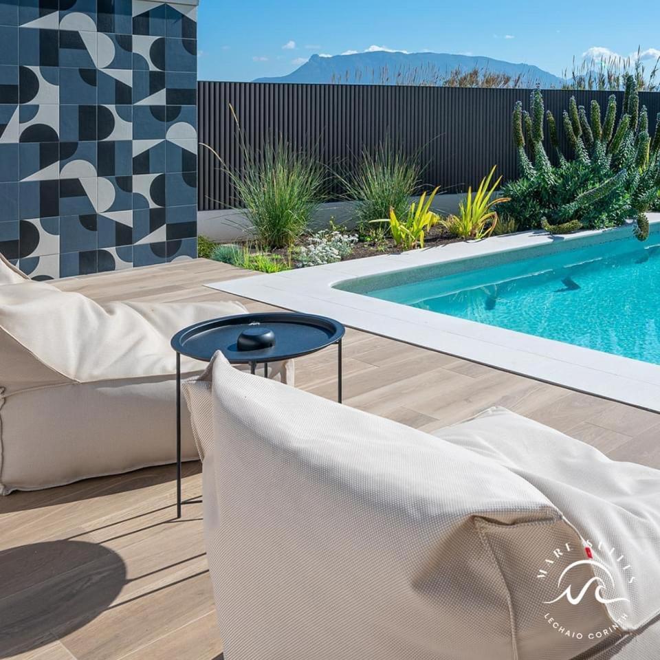 Mare Suites Lechaio Buitenkant foto